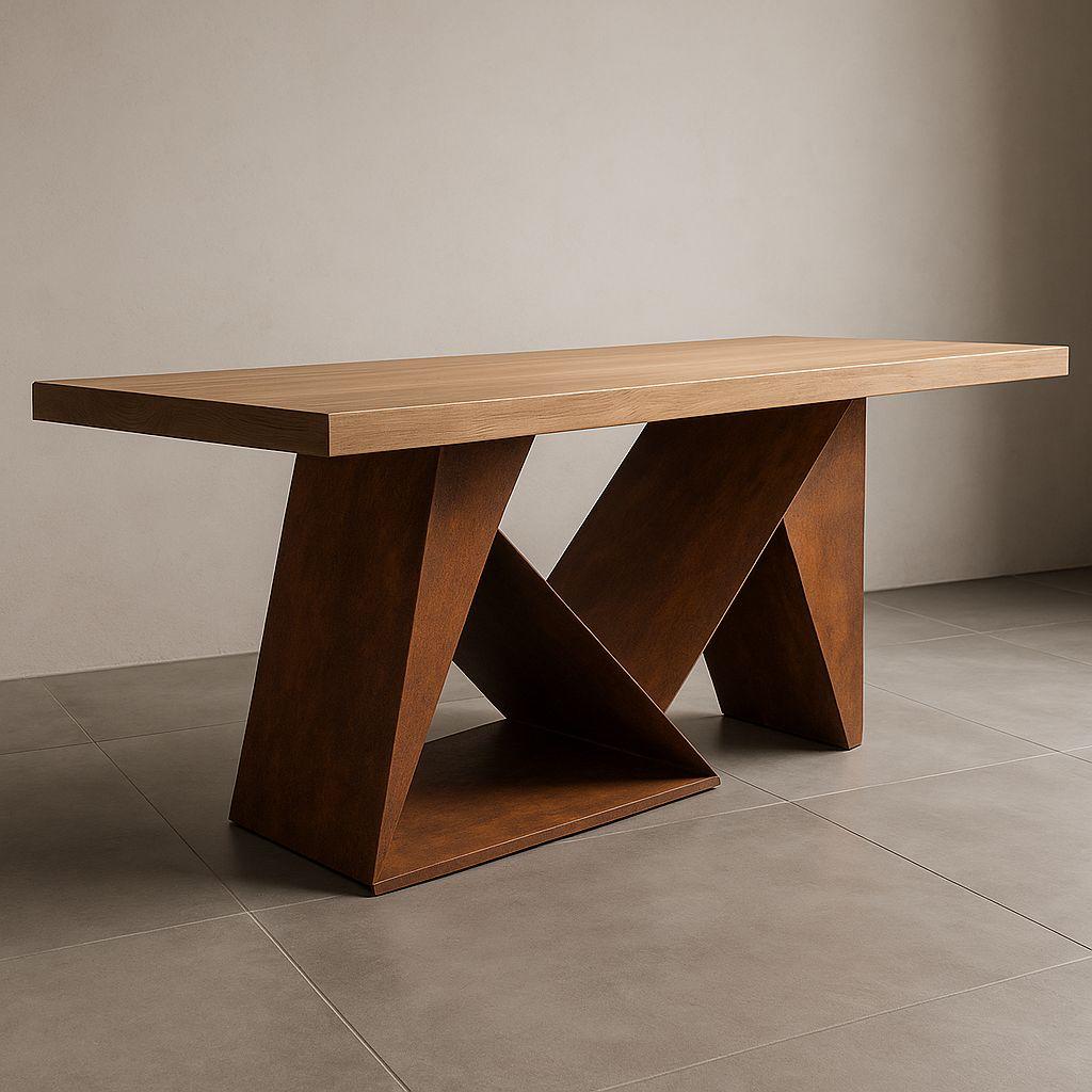 Mesa de comedor escult&oacute;rica